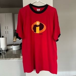 Vintage / Y2K Disney Pixar “The Incredibles” Movie Promo Ringer Tee 2004
